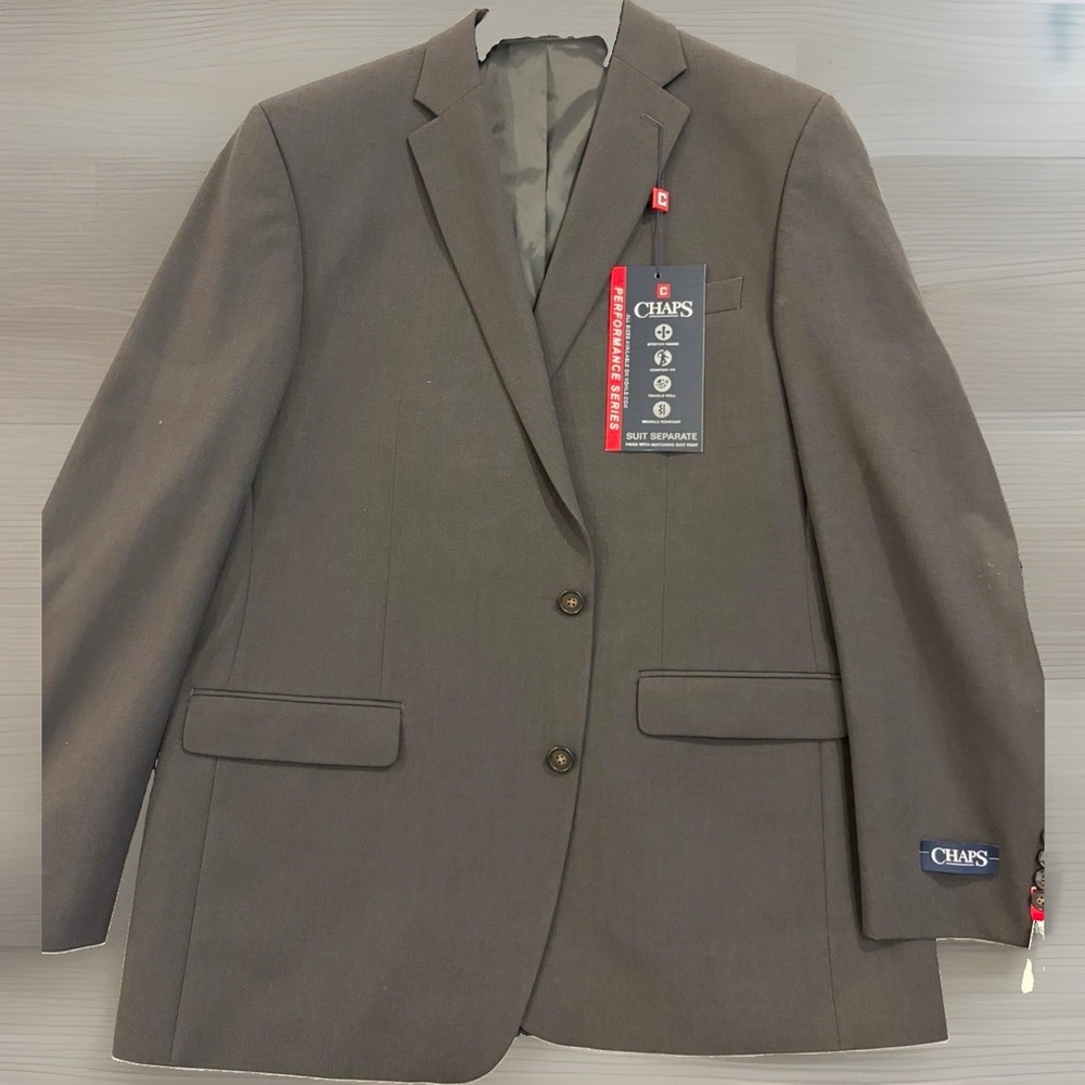 Men's Chaps suit coat Size 46 Long NWT